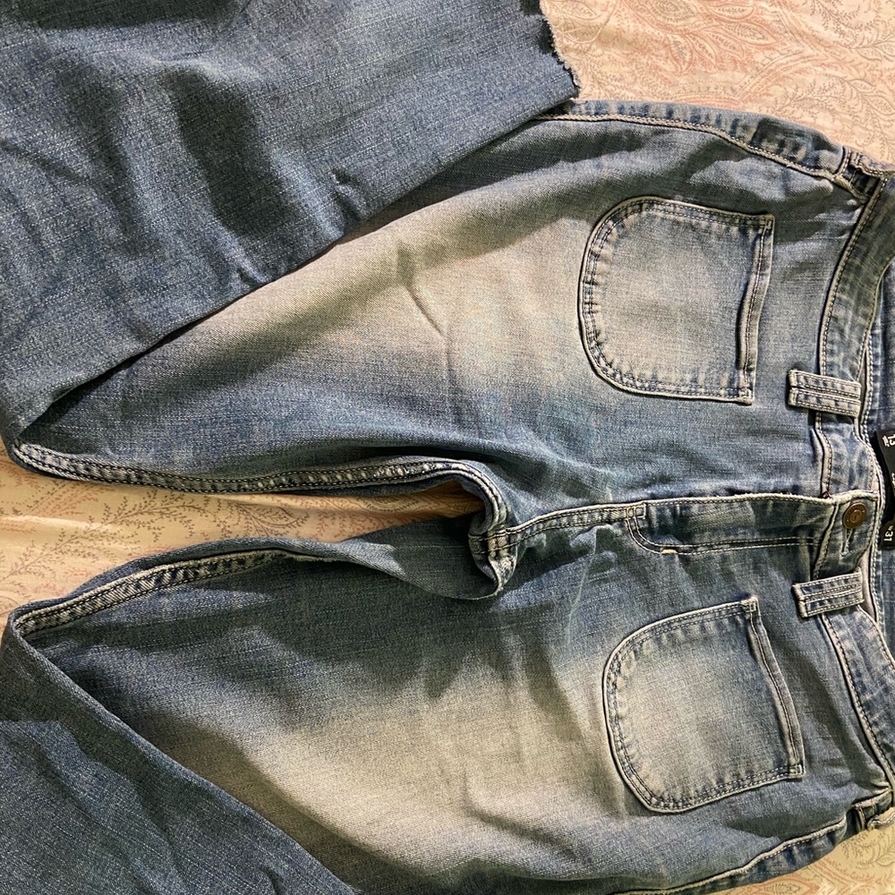 hollister high rise crop super skinny jeans